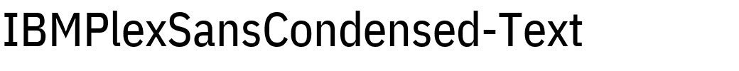 IBMPlexSansCondensed-Text