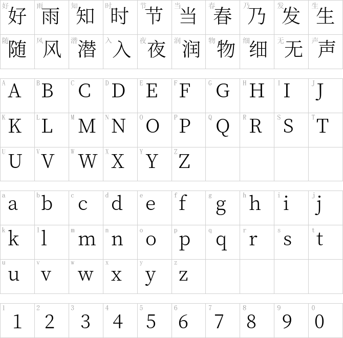 思源宋体_行高修正版_SourceHanSerifCN-Light