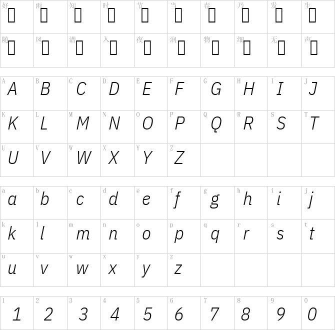 IBMPlexSansCondensed-LightItalic