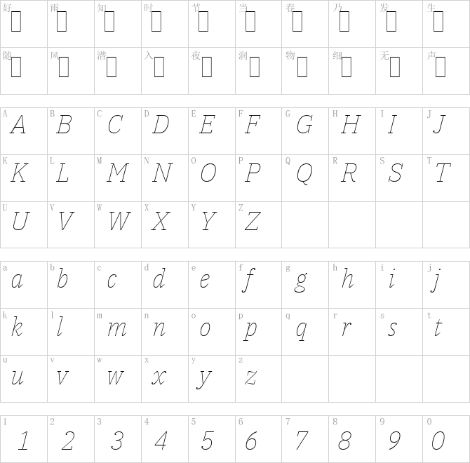 IBMPlexSerif-ThinItalic