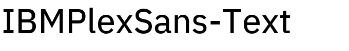 IBMPlexSans-Text